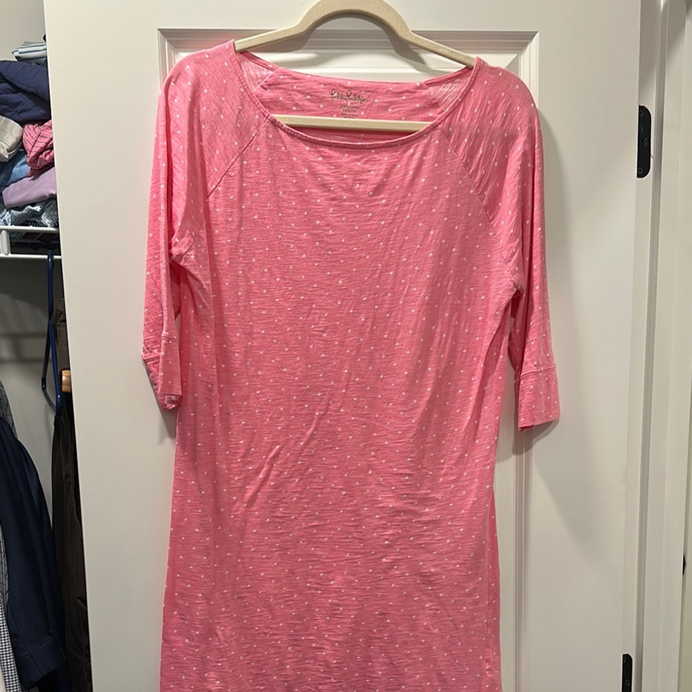 Lily Pulitzer Pink Polka Dot Dress